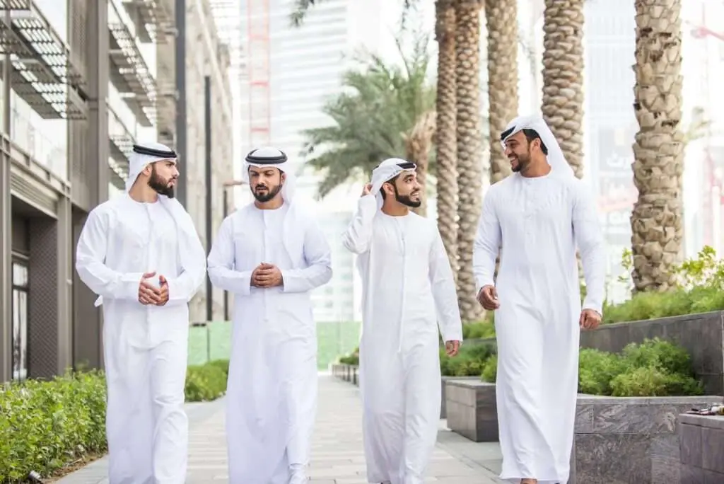 Group of businessmen in Dubai